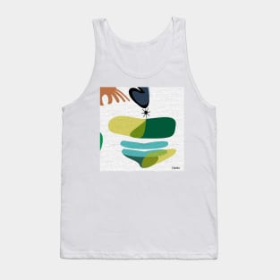 Abstract Effect Tank Top